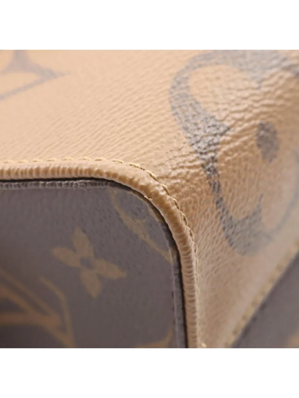 Louis Vuitton Handbag On The Go East West Chain Monogram Reverse 2-Way Canvas on